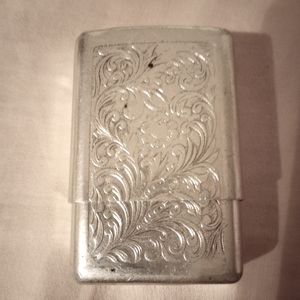 Stainless Steel Vintage With Beautiful Design Cigarette Case 💝😳👀 ANTIQUE!!